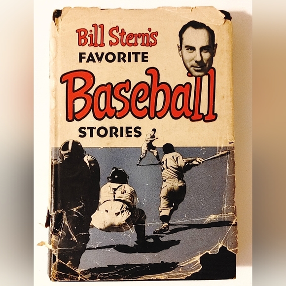 Vintage 1950 Bill Stern's Favorite Baseball Stories Hard Cover Book MLB antique - Picture 2 of 8